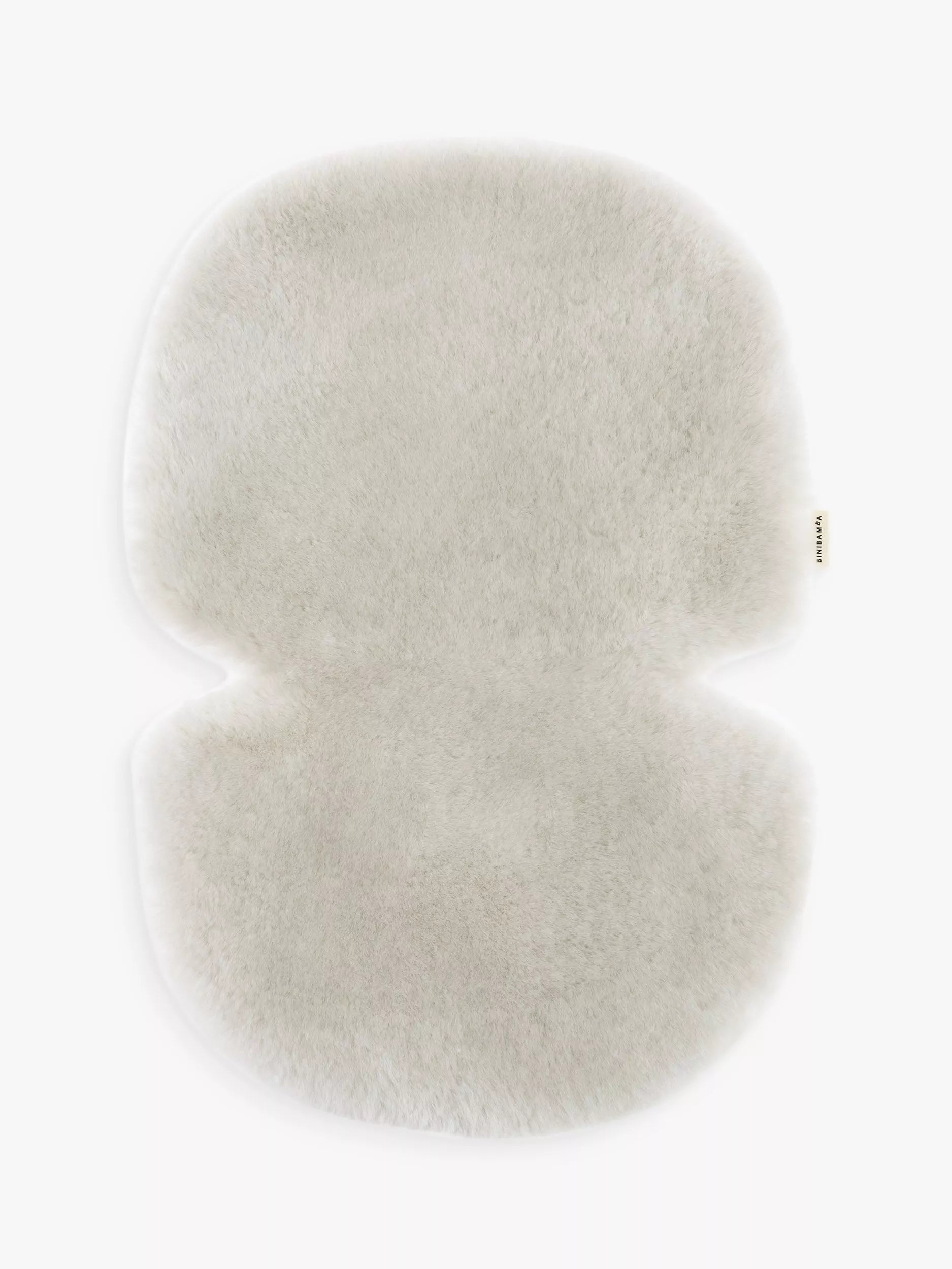 BINIBAMBA Sheepskin Newborn Baby Pram/Basket Liner, Moon - McGrocer