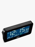 Braun digital alarm clock with LCD display and backlight, black - British product