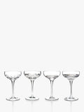 Waterford Crystal Mixology Cut Glass Small Coupe Glasses Set Of 4 120Ml