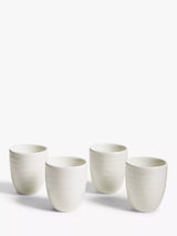 Fine China Egg Cups Set of 4 in White