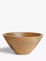 Salad Bowl, 24cm, FSC-Certified Mango Wood, Natural