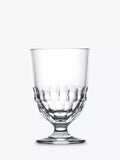 La Rochère small wine glass set of 6 in clear glass with honeycomb cut, UK version