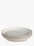 Stoneware Medium Plate Set of 4, 21.5cm, Dishwasher and Oven Safe