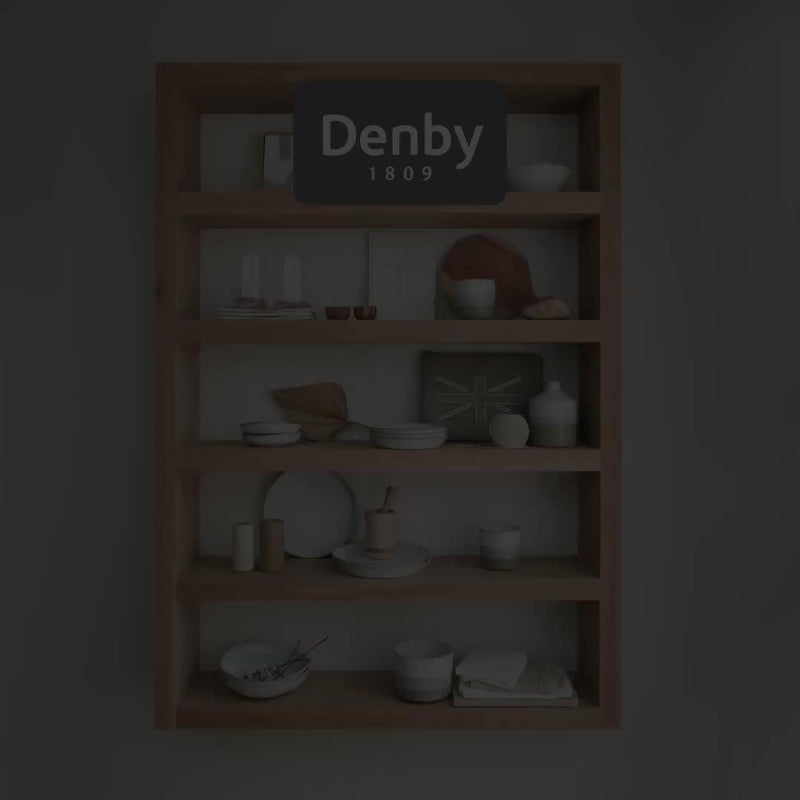 Denby Kiln stoneware dinnerware set in Natural, 12 piece - British product