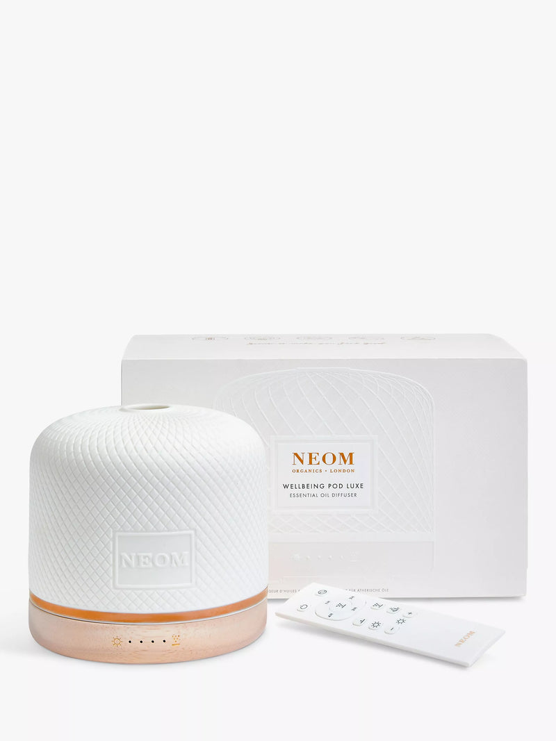 NEOM London Luxe Wellbeing Electric Diffuser Pod, imported from the UK