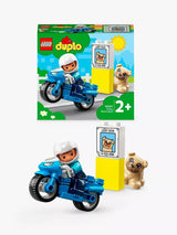 LEGO DUPLO 10967 Police Motorcycle Building Blocks Toy