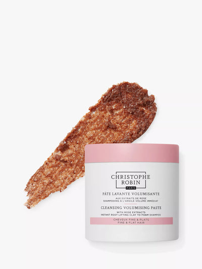Christophe Robin Cleansing Volumising Paste with Rassoul Clay and Rose Extracts for Fine Hair 250ml