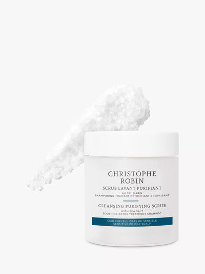 Christophe Robin Cleansing Purifying Scrub with Sea Salt Hair Treatment 75ml