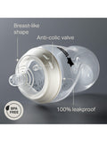 Tommee Tippee baby bottles with anti-colic teats, pack of 3, 150ml (British brand)