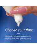Tommee Tippee anti-colic fast flow silicone baby bottle teats pack of 2 (British brand)