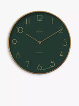 Acctim Madison Analogue Quartz Wall Clock Urban Jungle/Gold 35cm
