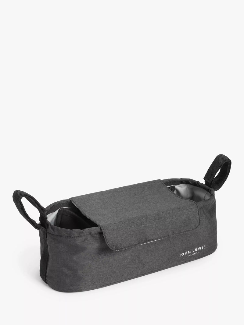 John Lewis ANYDAY stroller organizer bag in black, UK version