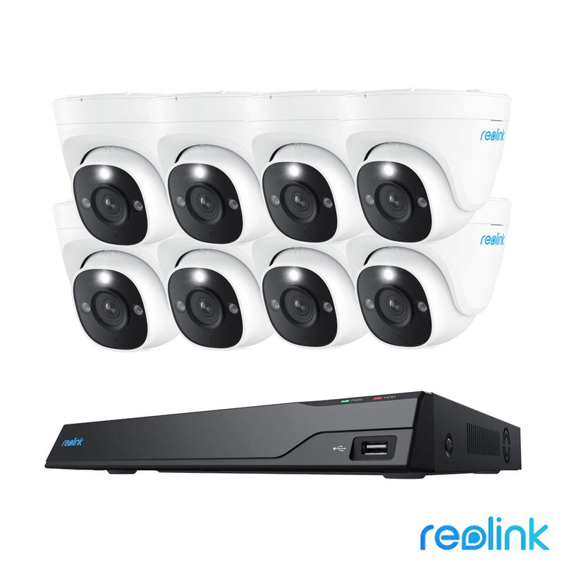 Reolink 8MP security camera system, imported from the UK