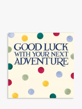 Emma Bridgewater Next Adventure Good Luck Leaving Greetings Card