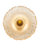 Lalique Crystal Caldera Wall Sconce, UK version