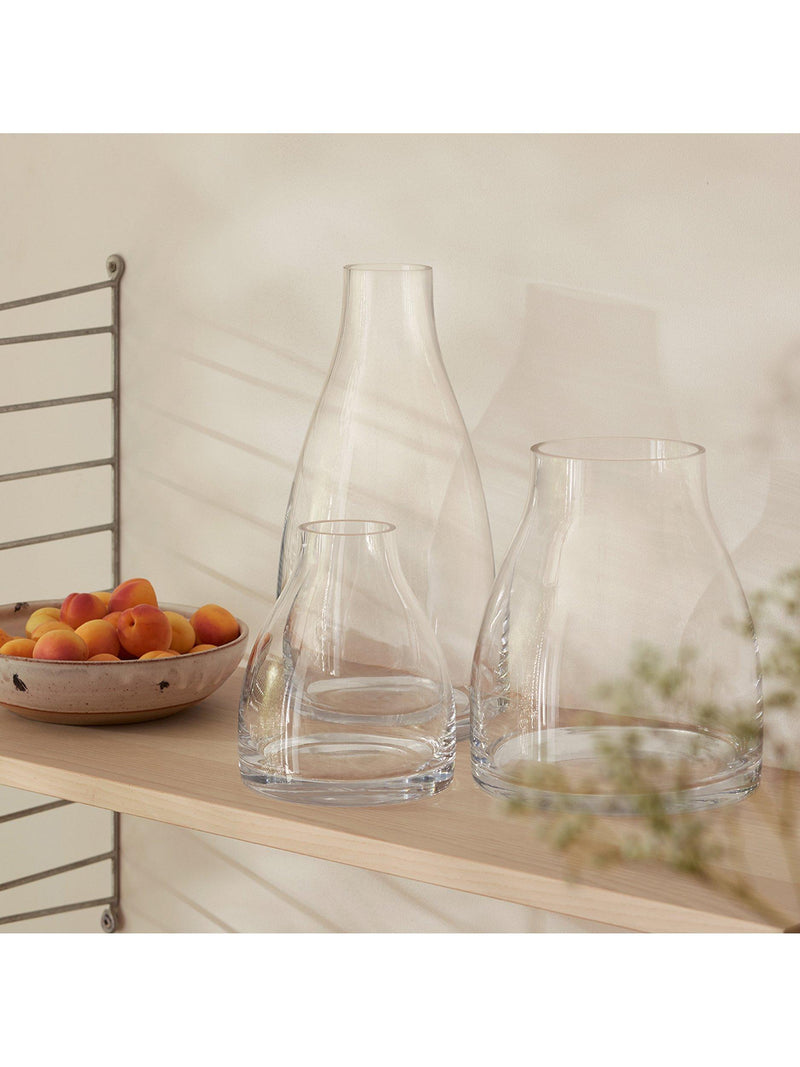 LSA International Flower Kiln Clear Vase H21cm, UK version