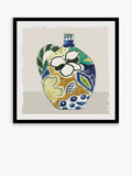 Aimee Wilson multi-color Picasso vase framed print 42x42cm, UK version