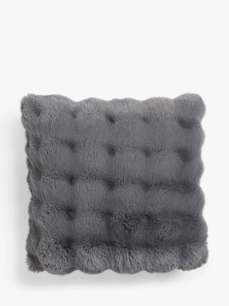 John Lewis Wave Faux Fur cushion, UK version