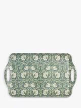 Morris & Co. Pimpernel Green Handled Serving Tray