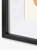 Nielsen square photo frame and mount set for six 8 x 8 inch images, black wood-effect finish, imported from the UK