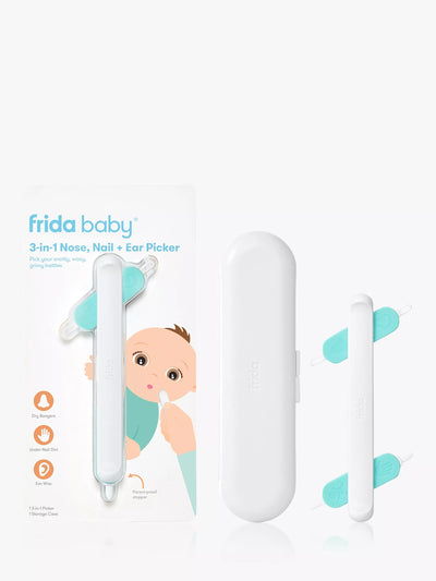 Safety-Designed 3-in-1 Nose, Ear, and Nail Cleaner Tool