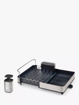 2-Piece Sink Set with Adjustable Dish Rack and Soap Dispenser