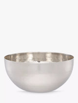 John Lewis Hammered Stainless Steel Serving Bowl 12cm Silver
