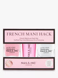 Nails Inc French Mani Hack nail polish set with silicone tool 2 x 14ml, imported from the UK