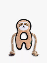 Recycled Stuffing Durable Sloth Dog Toy with Reinforced Seams