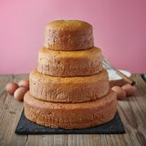 Nude Cakes 4 tiered vanilla cake 6.9kg (British brand)