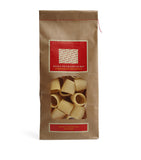 Paolo Petrilli Organic Mezzi Pacchri Rigati pasta 500g, imported from the UK