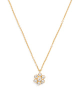 Sophie Bille Brahe Yellow Gold and Diamond Fleur Necklace