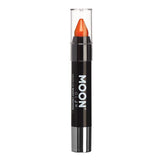 Moon Glow neon UV body crayons Intense Orange, imported from the UK