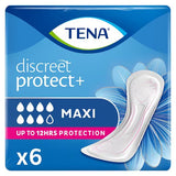 TENA Discreet Protect+ Maxi Incontinence Pads 6 pack