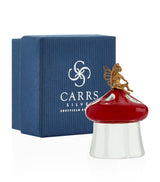 Carrs Sterling Silver Toadstool Baby Keepsake Box