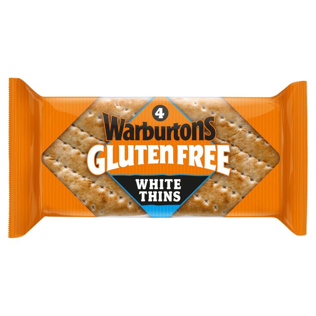Warburtons Gluten Free 4 White Sandwich Thins 4 per pack GOODS M&S