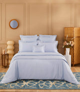 Yves Delorme Triomphe Celeste Double Flat Sheet 240cm x 295cm