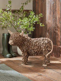 Brown Hamish the Highland extra large cow ornament - British product