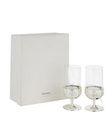Wedgwood Love Knots Glass Tea Light Holder Set of 2