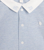 Patachou cotton collar all-in-one for babies 1-24 months, imported from the UK
