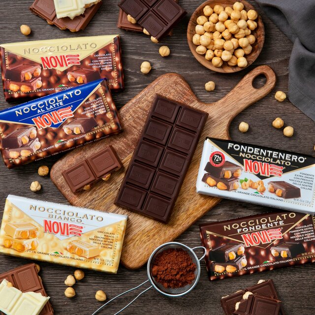 Novi Nocciolato Gianduja Chocolate with Whole Hazelnuts 130g - McGrocer