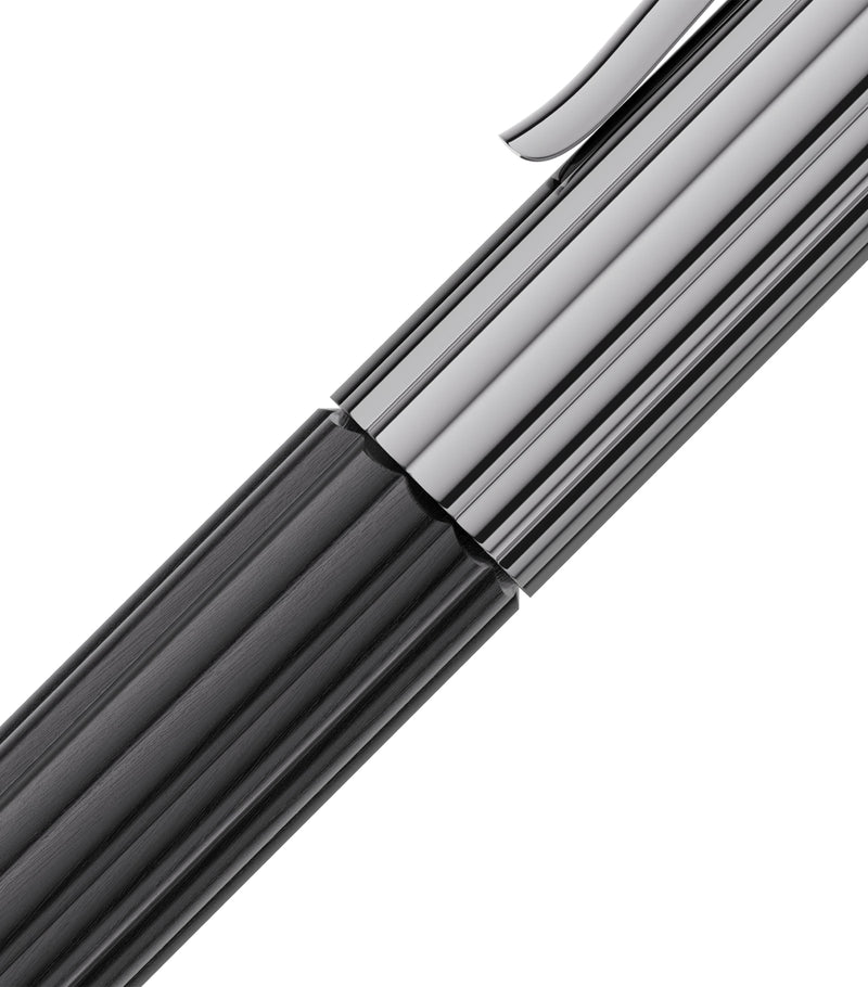 Graf von Faber-Castell ebony wood bloom fountain pen, UK version