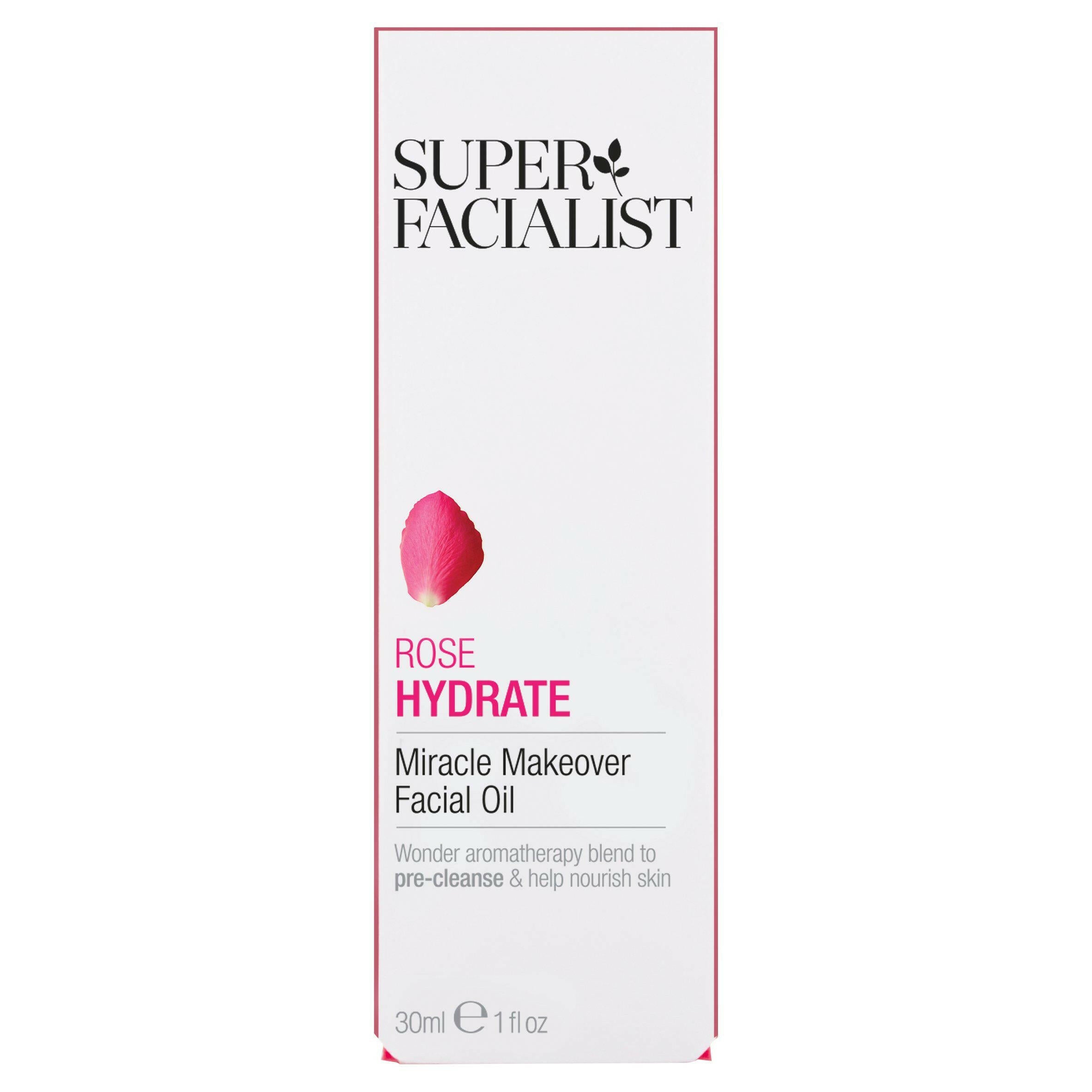 Super Facialist Rose Hydrate Miracle Makeover Facial Oil 30ml All Sainsburys