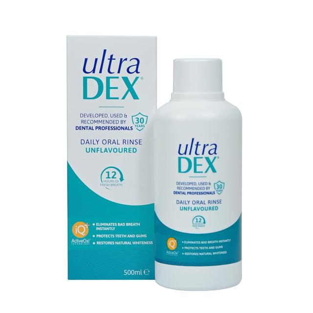 UltraDEX Daily Oral Rinse Unflavoured 500ml 500ml GOODS M&S