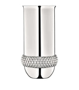 Christofle Silver-Plated Perles Vase 29cm
