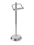 Showerdrape White Opera Freestanding Toilet Roll Holder