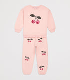 KONGES SLOJD children's sweatshirt with cherry embroidery, UK version