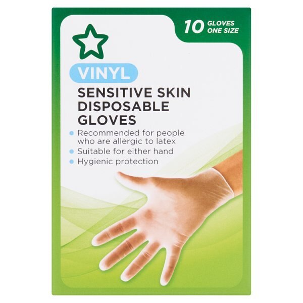 Superdrug Disposable Vinyl Gloves 10 Pairs GOODS Superdrug