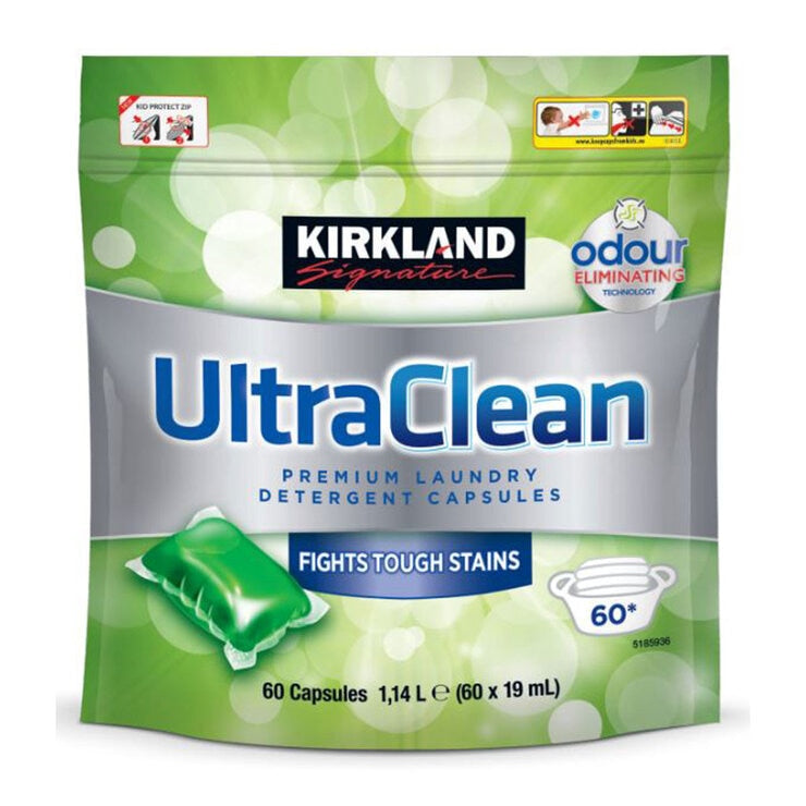 Kirkland Signature Biological Laundry Capsules 2 x 60 Pack, UK version