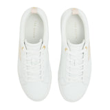 Ted Baker Ladies Riley Trainers in white and pink UK sizes 3-8 (British brand)